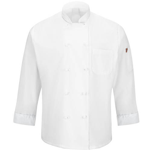 Performance Men's Long Sleeve Chef Coat With Knot Buttons