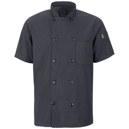 Performance Men's Short Sleeve Chef Coat
