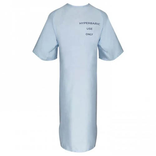 Hyperbaric Patient Gown Blue