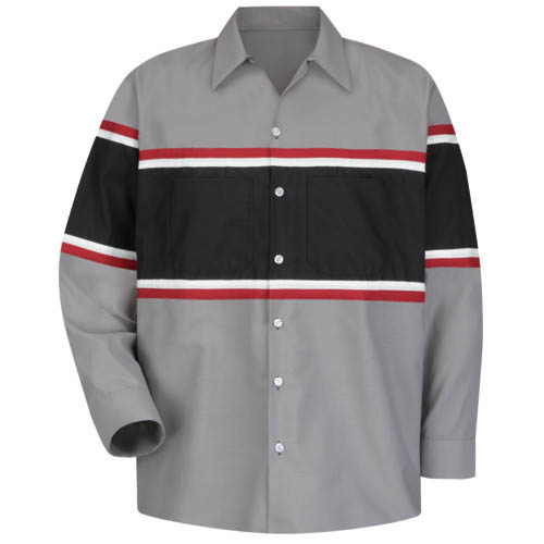 Two-Tone Long Sleeve Crew Shirt