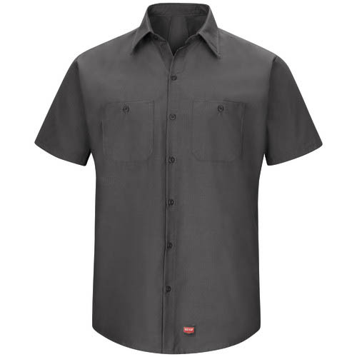 Men's Short Sleeve Work Shirt With Mimix®