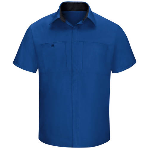 Men's Short Sleeve Performance Plus Shop Shirts With Oilblok Technology